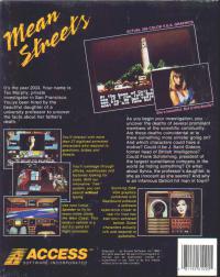 DOS - Mean Streets Box Art Back