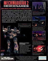 DOS - MechWarrior 2 Mercenaries Box Art Back