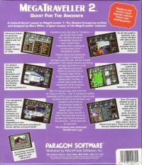 DOS - MegaTraveller 2 Quest for the Ancients Box Art Back