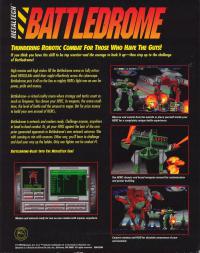 DOS - Metaltech Battledrome Box Art Back