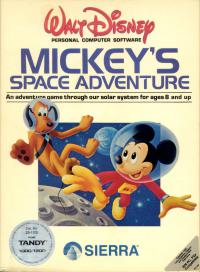 DOS - Mickey's Space Adventure Box Art Front