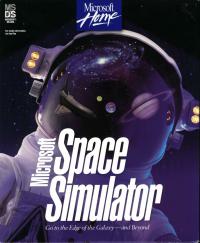 DOS - Microsoft Space Simulator Box Art Front