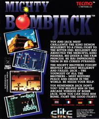 DOS - Mighty Bombjack Box Art Back