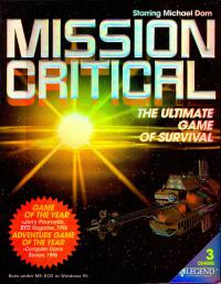 DOS - Mission Critical Box Art Front