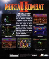 DOS - Mortal Kombat II Box Art Back