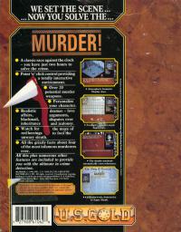 DOS - Murder! Box Art Back