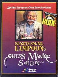 DOS - National Lampoon's Chess Maniac 5 Billion and 1 Box Art Front