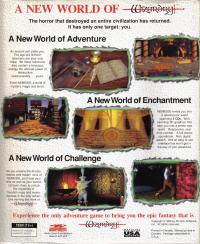 DOS - Nemesis The Wizardry Adventure Box Art Back