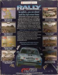 DOS - Network Q RAC Rally Championship Box Art Back