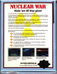 DOS - Nuclear War Box Art Back