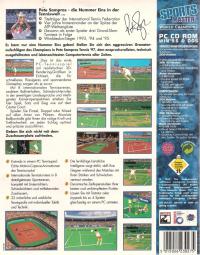 DOS - Pete Sampras Tennis 97 Box Art Back