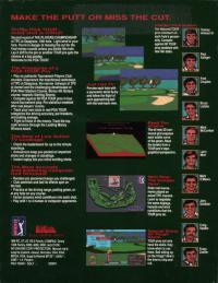 DOS - PGA Tour Golf Box Art Back
