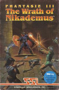 DOS - Phantasie III The Wrath of Nikademus Box Art Front