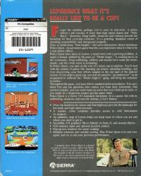 DOS - Police Quest In Pursuit of the Death Angel Box Art Back
