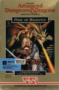 DOS - Pool of Radiance Box Art Front