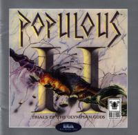 DOS - Populous II Trials of the Olympian Gods Box Art Front