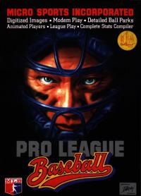 DOS - Pro League Baseball Box Art Front