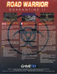 DOS - Quarantine II Road Warrior Box Art Back