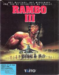 DOS - Rambo III Box Art Front