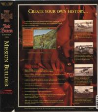 DOS - Red Baron Mission Builder Box Art Back
