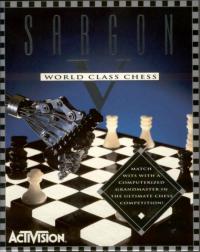 DOS - Sargon V World Class Chess Box Art Front