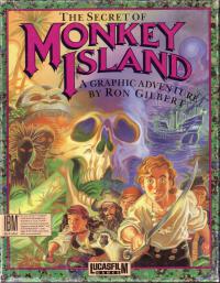 DOS - The Secret of Monkey Island Box Art Front