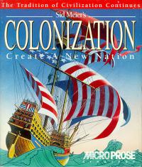 DOS - Sid Meier's Colonization Box Art Front