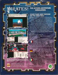 DOS - Sid Meier's Pirates! Box Art Back