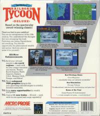 DOS - Sid Meier's Railroad Tycoon Deluxe Box Art Back