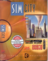 DOS - SimCity Enhanced CD ROM Box Art Front