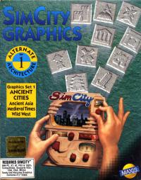DOS - SimCity Graphics Set 1 Ancient Cities Box Art Front