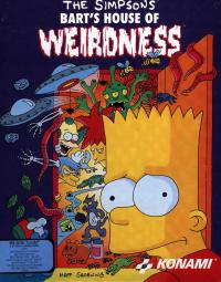 DOS - Simpsons Bart's House of Weirdness Box Art Front