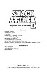 DOS - Snack Attack II Box Art Back