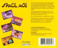 DOS - Space Ace Box Art Back