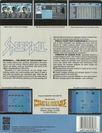 DOS - Speedball Box Art Back
