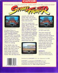 DOS - Street Fighter Box Art Back