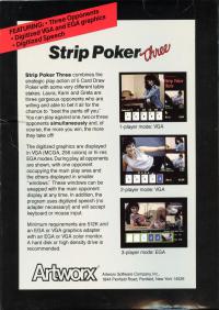 DOS - Strip Poker III Box Art Back