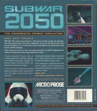 DOS - Subwar 2050 Box Art Back