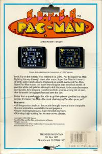 DOS - Super Pac Man Box Art Back