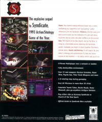 DOS - Syndicate Wars Box Art Back