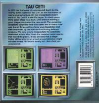 DOS - Tau Ceti Box Art Back