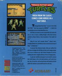 DOS - Teenage Mutant Ninja Turtles Box Art Back
