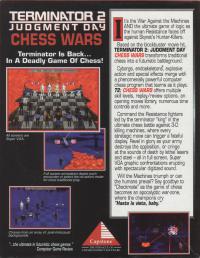 DOS - Terminator 2 Judgment Day Chess Wars Box Art Back