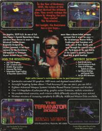 DOS - Terminator 2029 Box Art Back