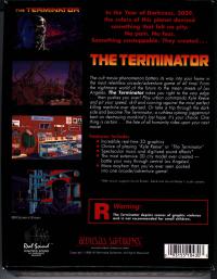 DOS - The Terminator Box Art Back