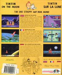 DOS - Tintin on the Moon Box Art Back