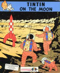 DOS - Tintin on the Moon Box Art Front