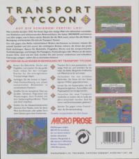 DOS - Transport Tycoon Box Art Back