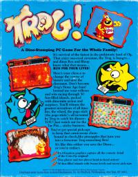 DOS - Trog! Box Art Back
