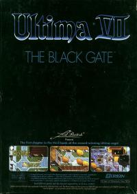 DOS - Ultima VII The Black Gate Box Art Back